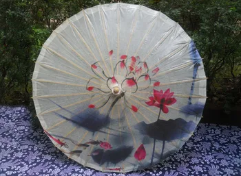 Lotus Umbrella Высококачественная Водонепроницаемая Коллекция Танцевального Реквизита для Фестиваля